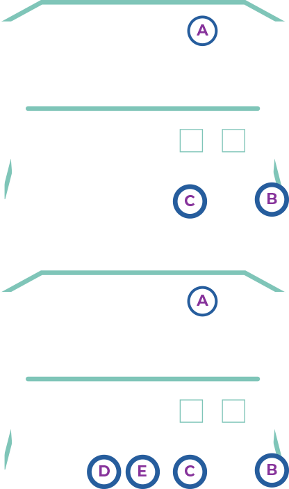 drawing of a contact lens prescription