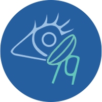 Eye and lens icon