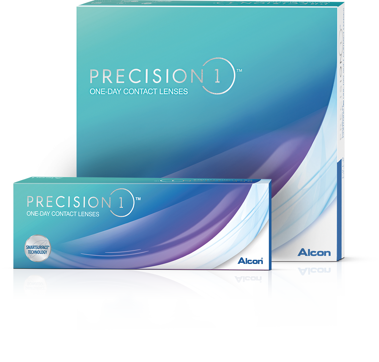 Precision1 denní kontaktní čočky, produktová krabička