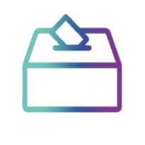 Document box icon on white background