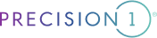 official logo of Precision1 daily contact lenses