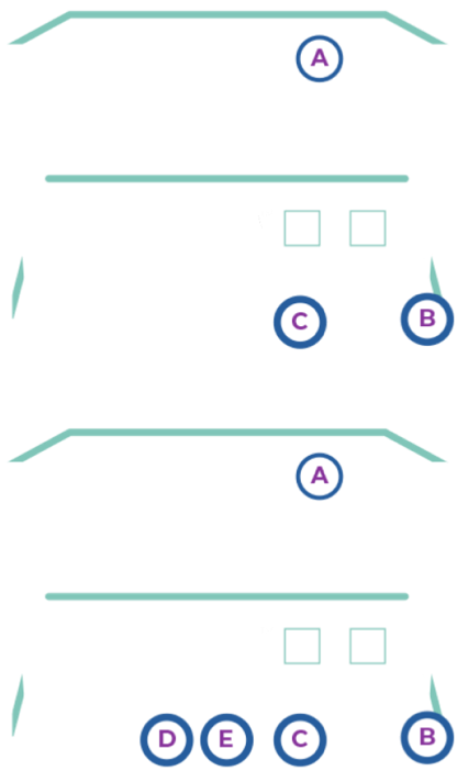 Contact lens prescription example with PWR -5.00, BC 8.3, and DIA 14.2. Example of contact lens prescription for astigmatism with PWR -5.00, CYL/AXIS -1.50, axis at 100 degrees, BC 8.3, and DIA14.2