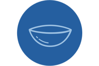 icon of a contact lens