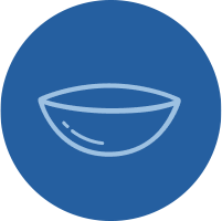 icon of contact lens