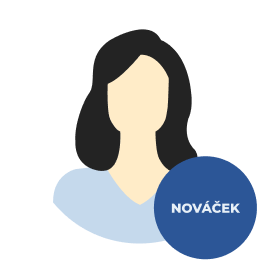 Person icon with a "NEW" label, representing new contact lens wearers